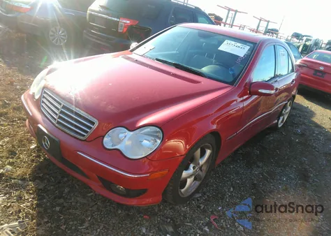 2005 Mercedes-Benz C 230 Kompressor Sport from USA, damaged, VIN WDBRF40J75A660607